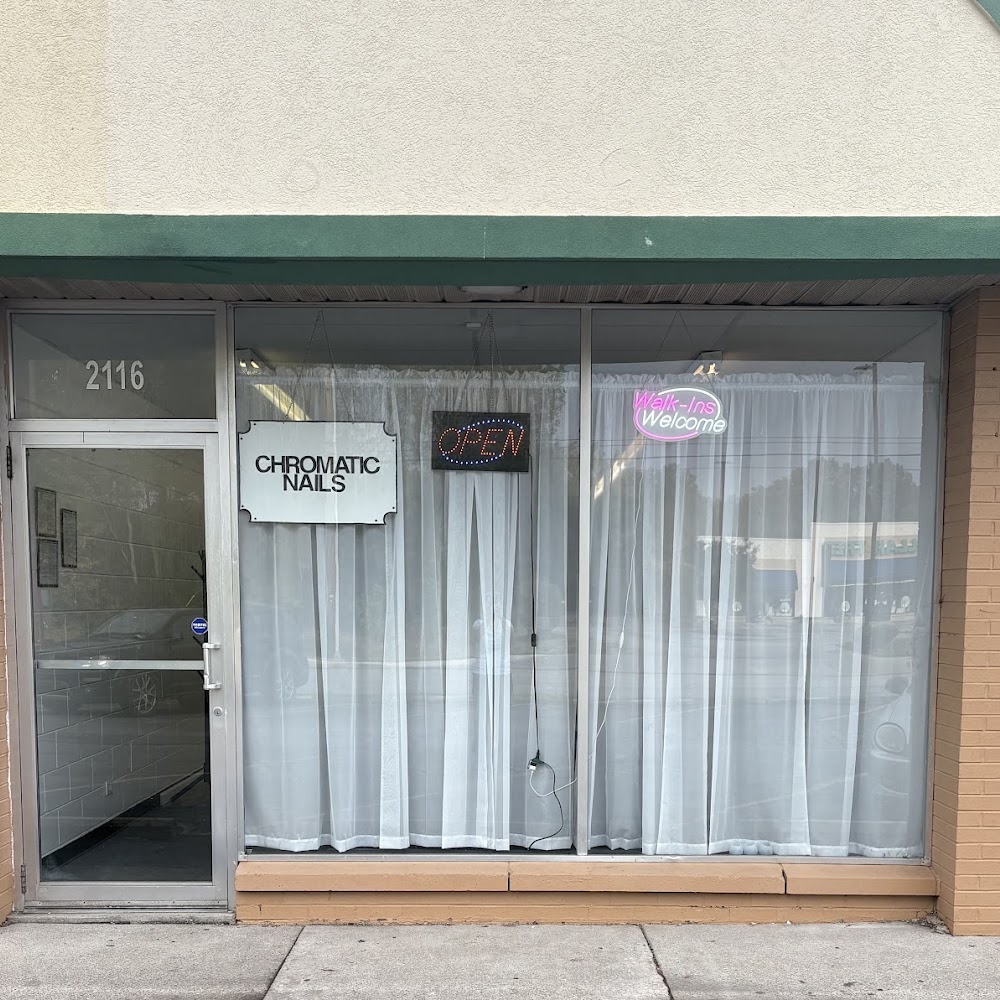 The Chromatic Nails storefront at 2116 N Holland Sylvania Rd, Toledo